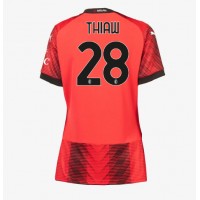 Dres AC Milan Malick Thiaw #28 Domaci za Žensko 2023-24 Kratak Rukav